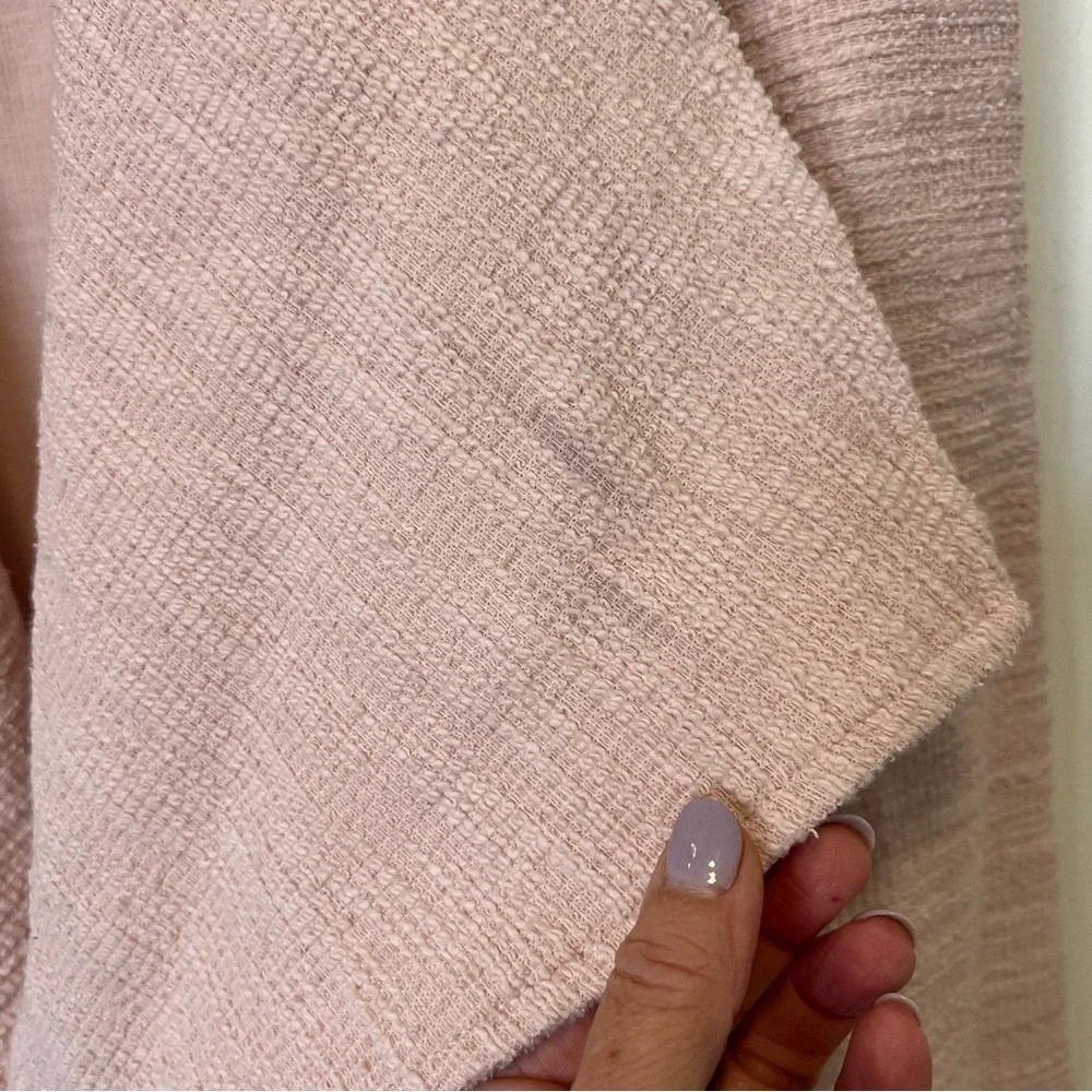 Steve Madden SLUB KNIT JACKET IN ROSE TAUPE size large